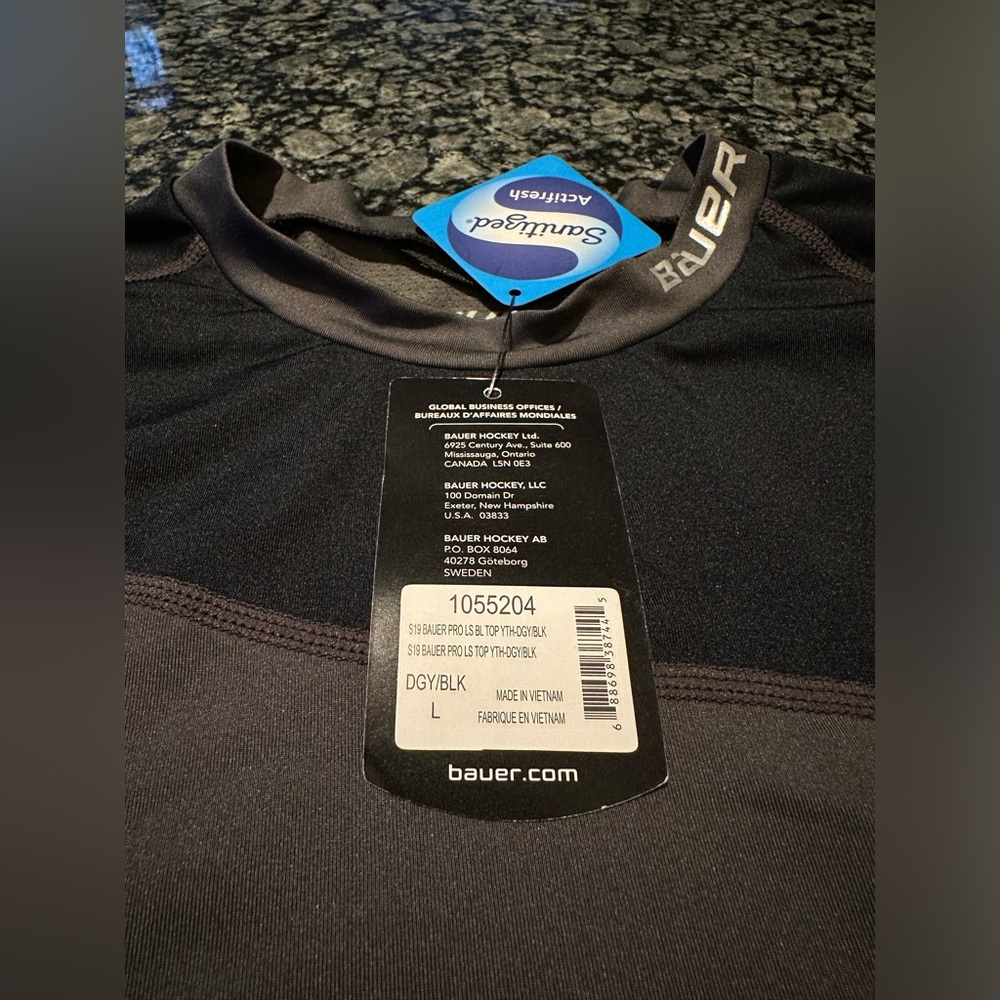 Youth hockey shirt for under gear